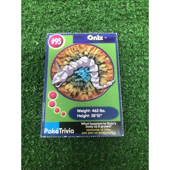 Pokémon PokeTrivia ONIX # 95 Mewtwo Strikes Back # 7 - Picture 1 of 2